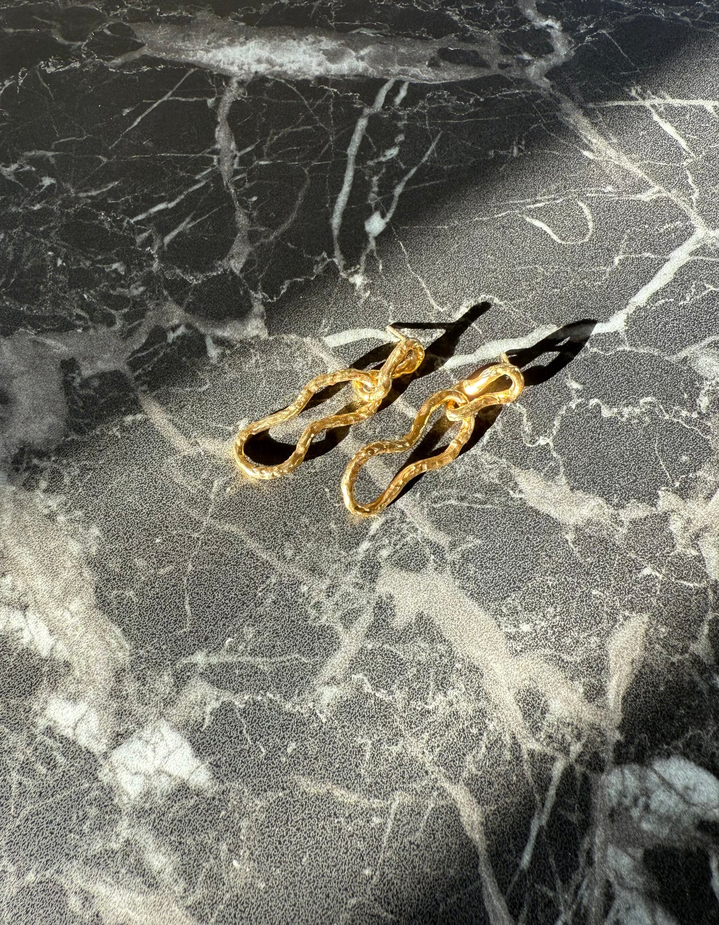 Essenza Earrings forgyldt sølv