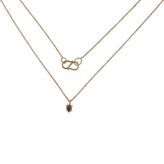 Fancy Cognas 18 kt gold diamond necklace.