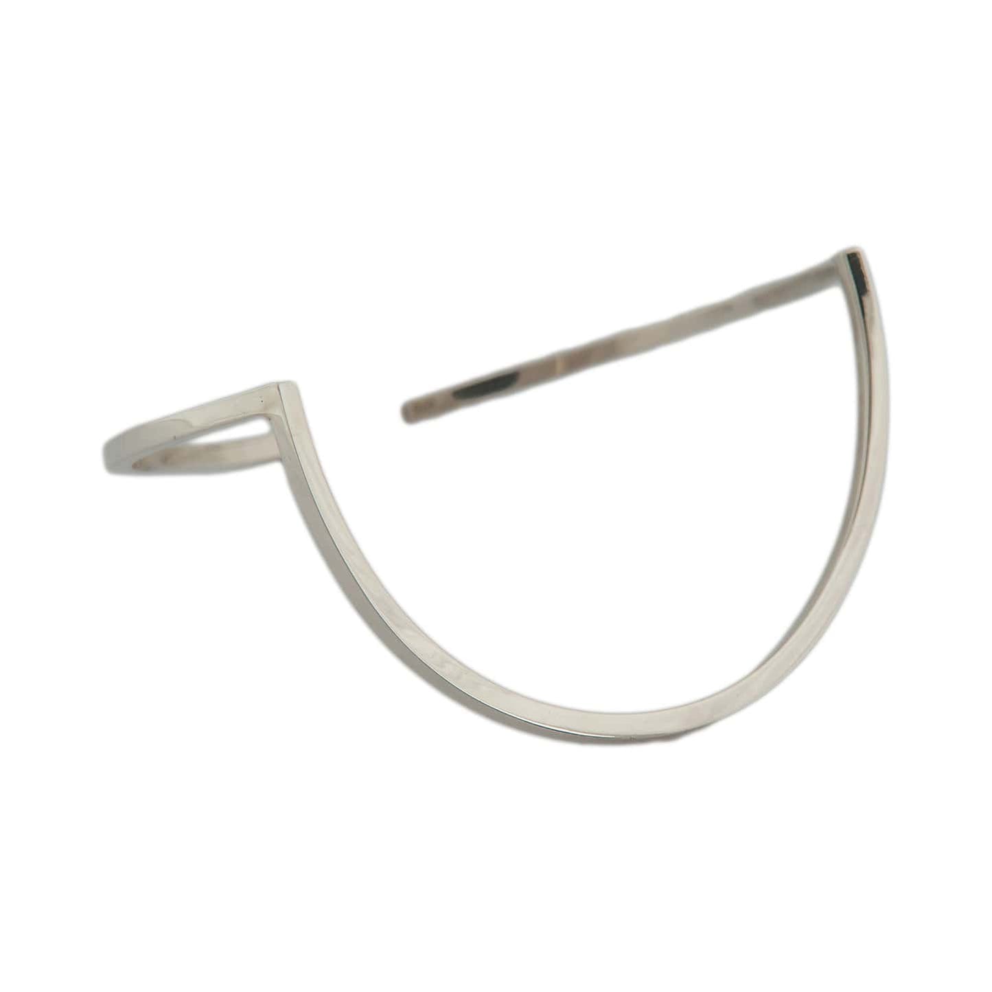 Sharp Bracelet i 925 sterling sølv, set fra siden.