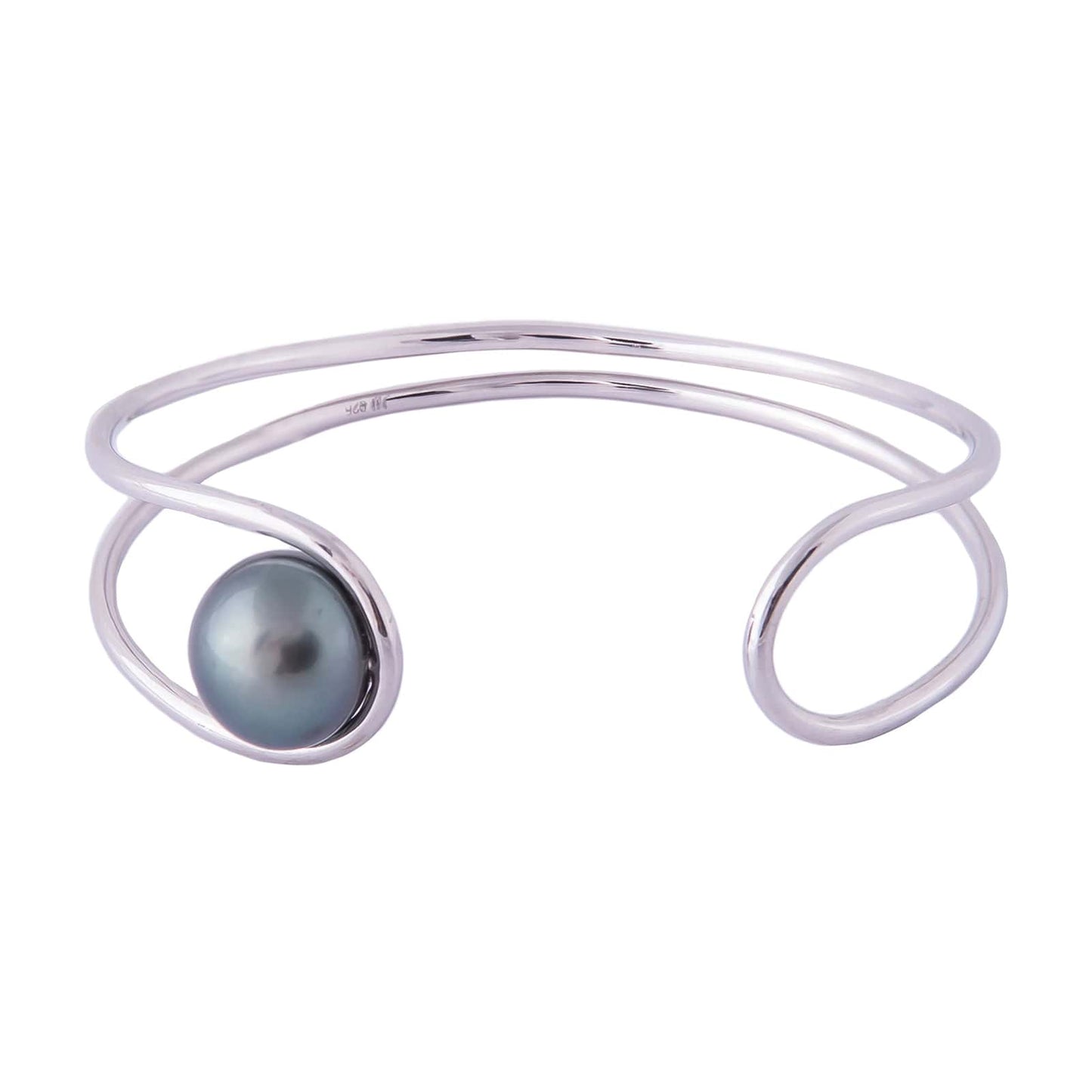 Silver Moon Bracelet i 925 sterling sølv, forfra.