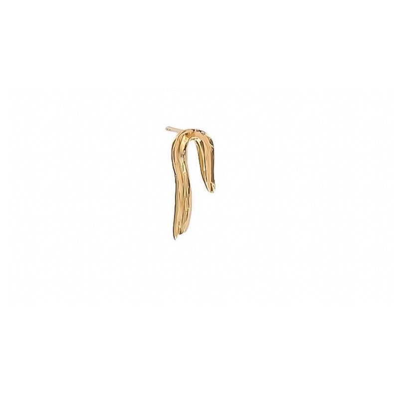 Simone Noa Oceania Small gold plated silver earring.