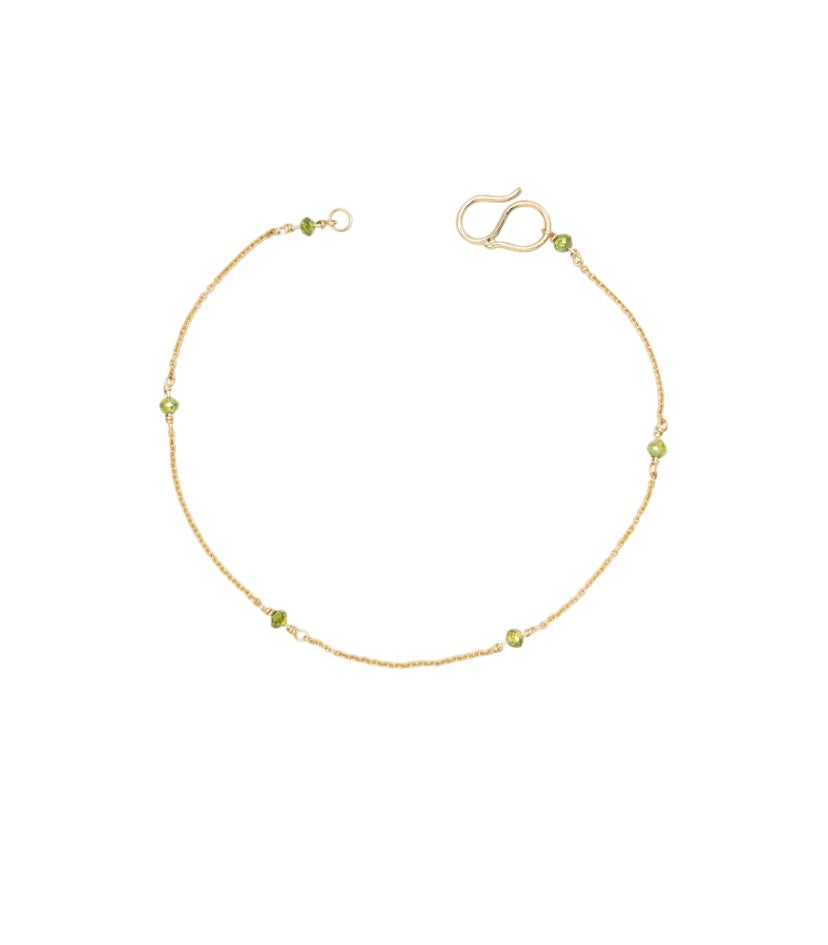 Prisma Diamant armbånd i 14 kt guld