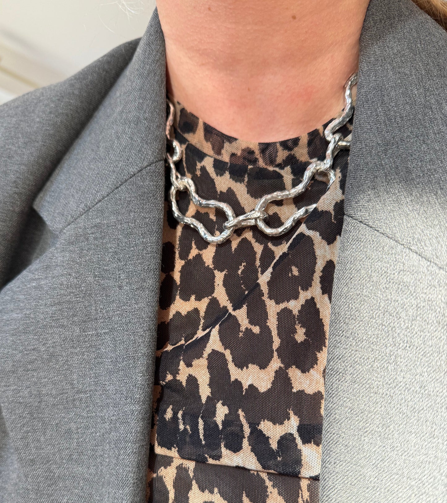 Essenza Necklace clean silver