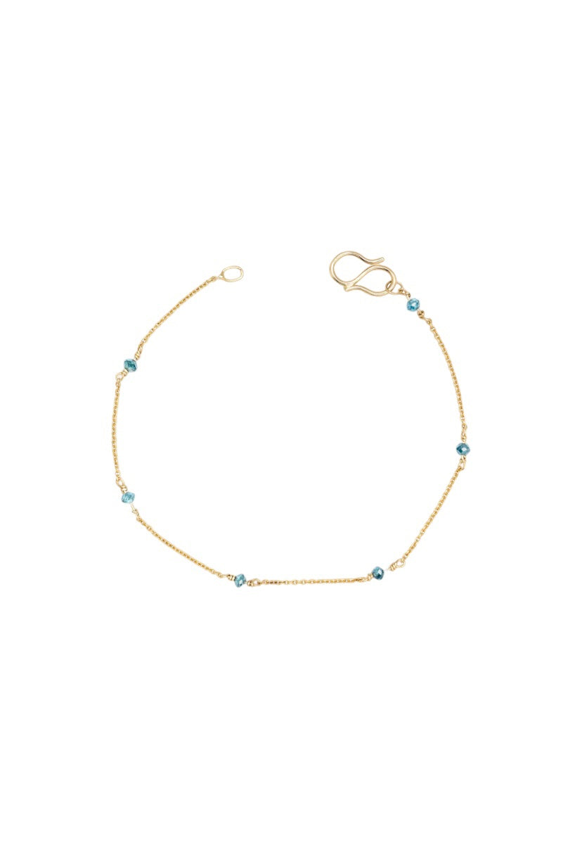 Prisma Diamant armbånd i 14 kt guld