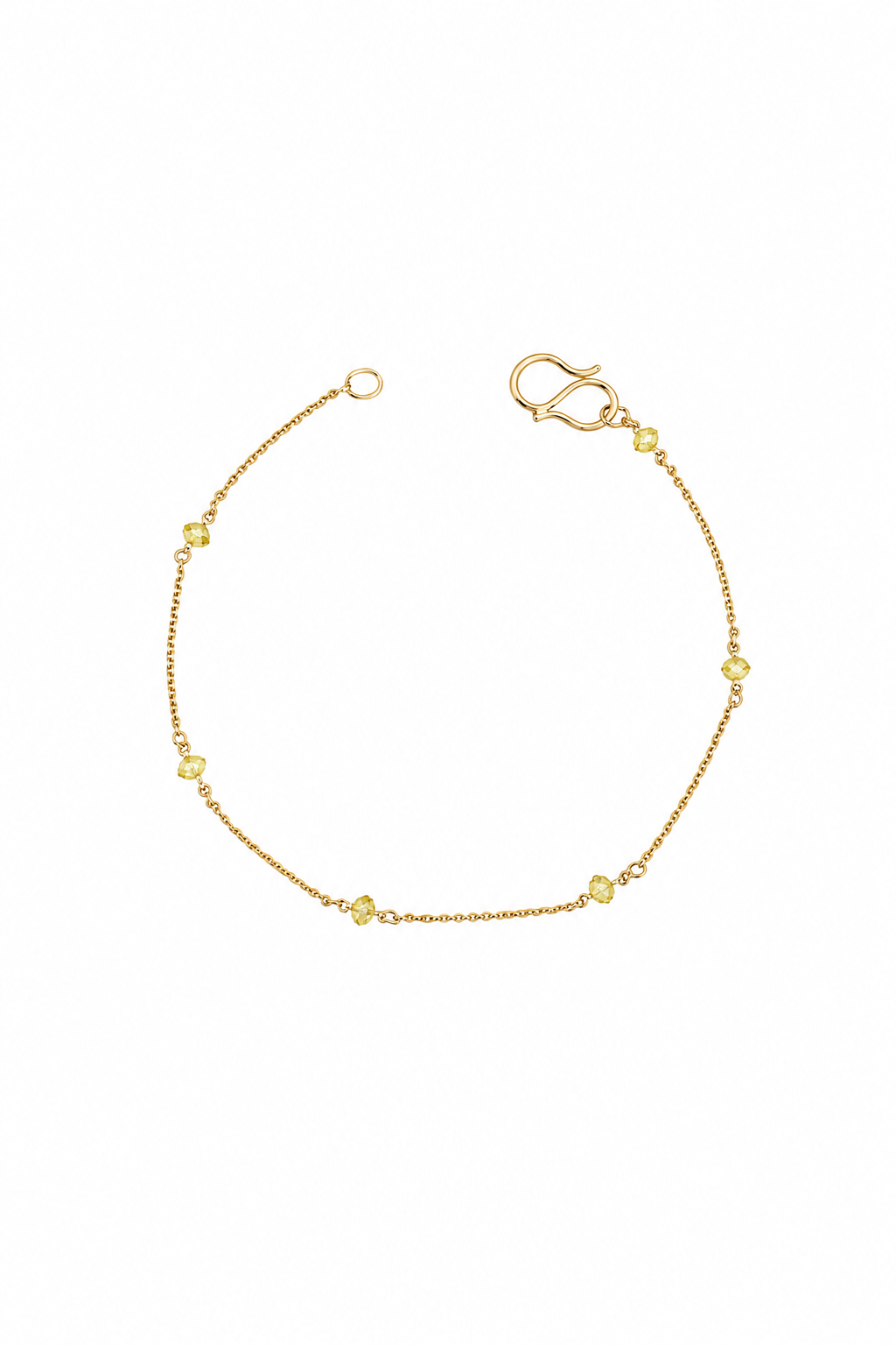 Prisma Diamant armbånd i 14 kt guld