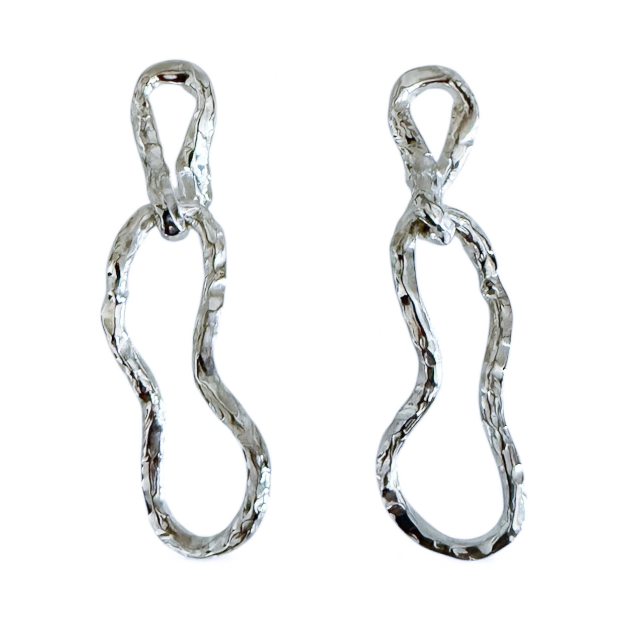 Essenza Earrings clean silver