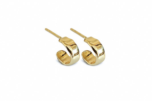 Luna Petit gold creoles