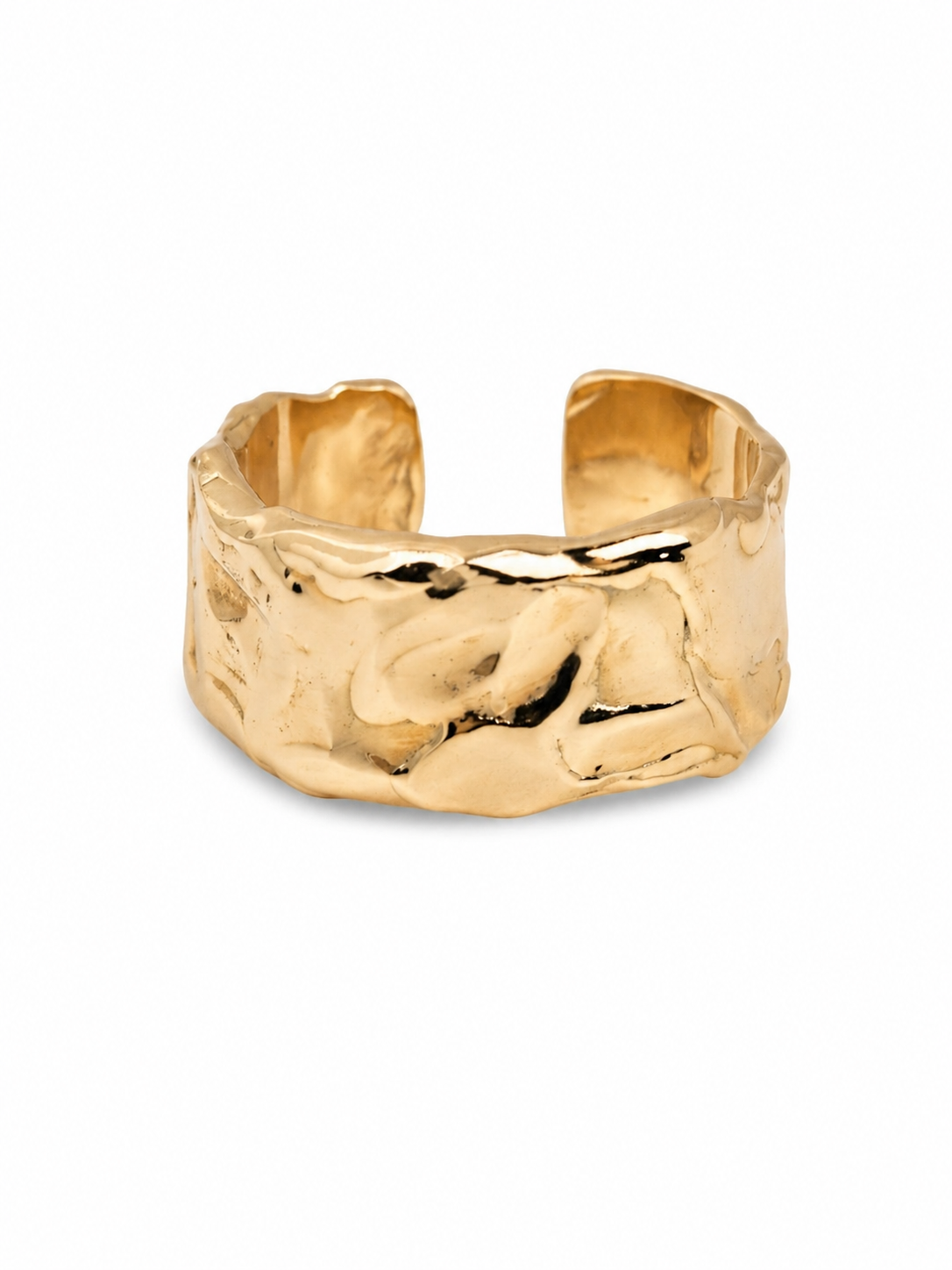 Luna Forte stor 14 kt guld ring