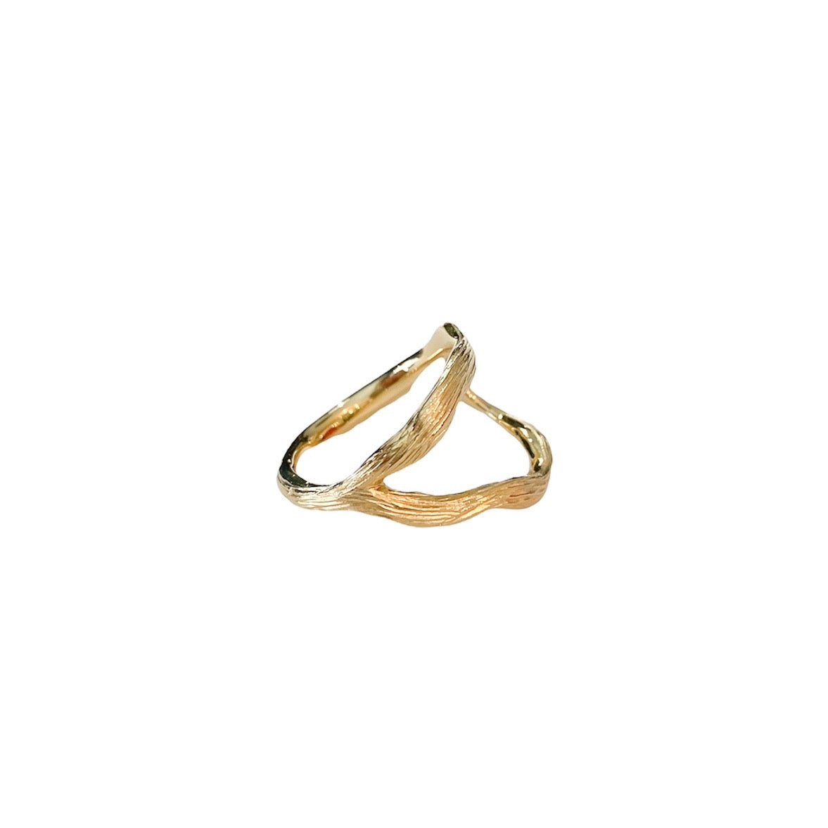 Oceania Simple gold plated ring
