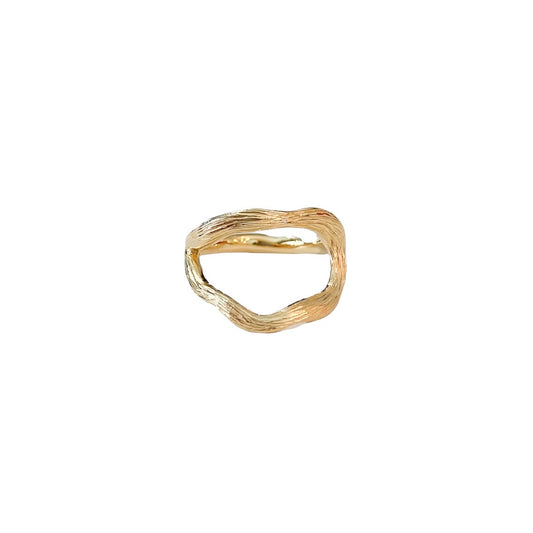 Oceania Simple gold plated ring