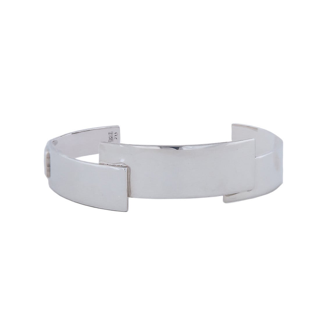 Plate Small 925 sterling silver bracelet.